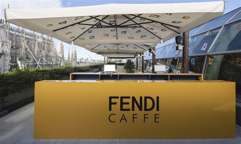 cafe fendi milano|The Fendi Caffè opens at the Rinascente in Milan.